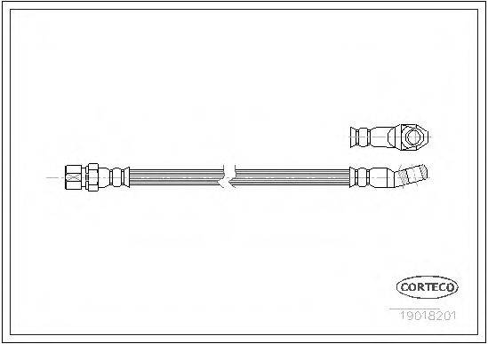PIRELLI 4906 Гальмівний шланг