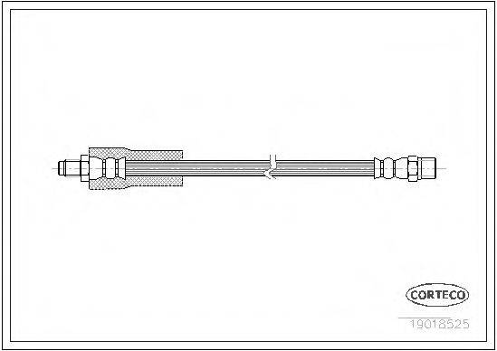 PIRELLI 14983 Гальмівний шланг