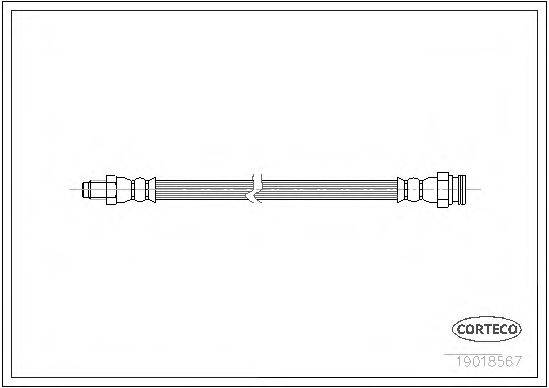PIRELLI 18003 Гальмівний шланг