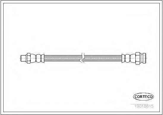 PIRELLI 13165 Гальмівний шланг
