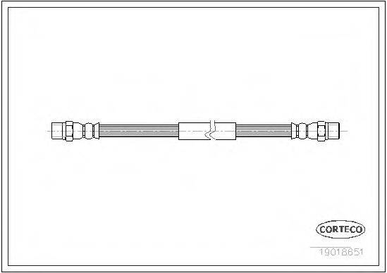 PIRELLI 14190 Гальмівний шланг