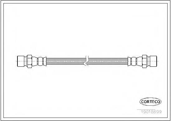 PIRELLI 13067 Гальмівний шланг