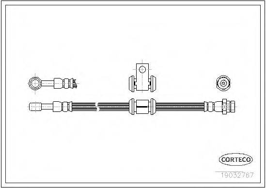LUCAS ELECTRICAL PHD143 Гальмівний шланг