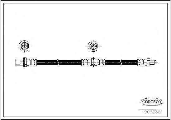 ROULUNDS RUBBER 73541 Гальмівний шланг