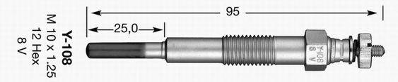 NGK 6725 Свічка розжарювання