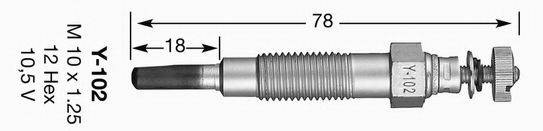 NGK 5925 Свічка розжарювання