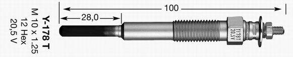 LUCAS ELECTRICAL HDS238 Свічка розжарювання