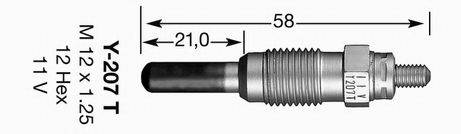 LUCAS HDS 343 Свічка розжарювання