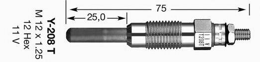 LUCAS ELECTRICAL HDS221 Свічка розжарювання
