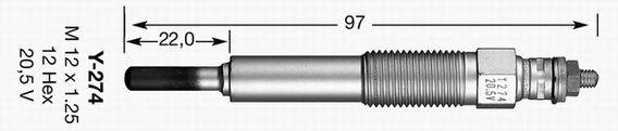 NGK 2165 Свічка розжарювання