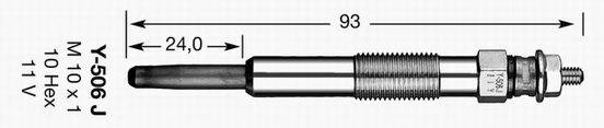 NGK 4902 Свічка розжарювання