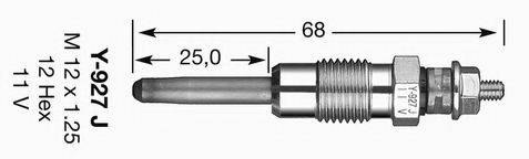 NGK 6557 Свічка розжарювання