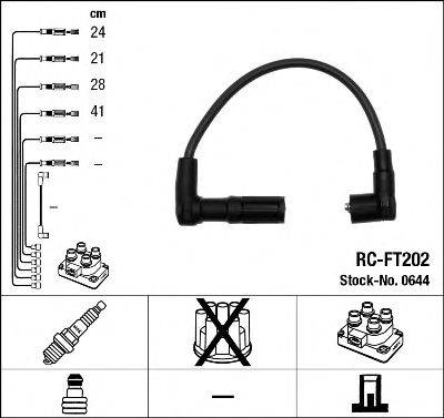 LUCAS DKC 179 Комплект дротів запалювання