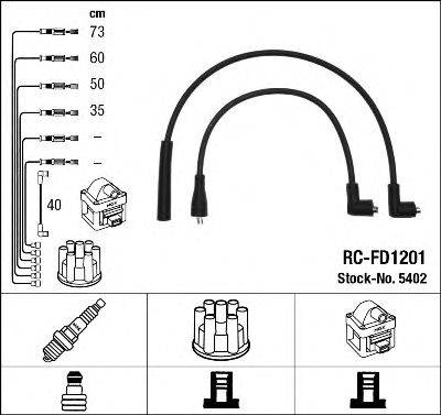 NGK 5402 Комплект дротів запалювання