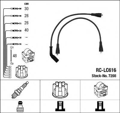 BOUGICORD 7 280 Комплект дротів запалювання