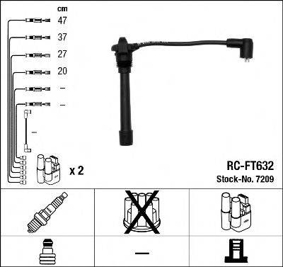 LUCAS DKB 603 Комплект дротів запалювання