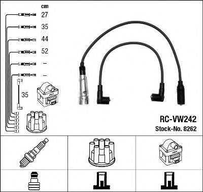 LUCAS DKC 114 Комплект дротів запалювання