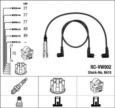 FACET 49672 Комплект дротів запалювання