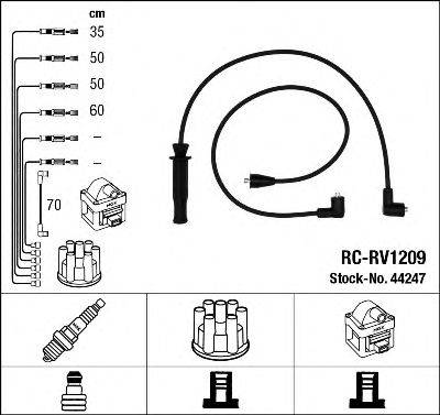 ROVER GHT272 Комплект дротів запалювання