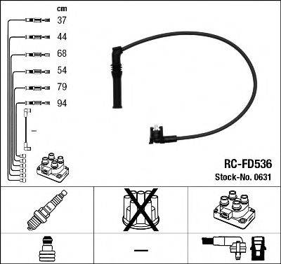 CHAMPION LS322 Комплект дротів запалювання
