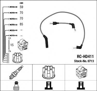 BREMI 300708 Комплект дротів запалювання