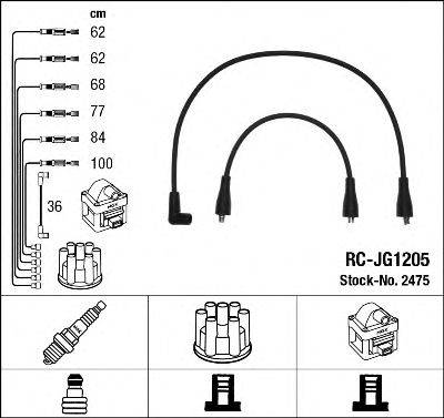 LUCAS DKB 736 Комплект дротів запалювання
