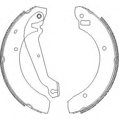 BENDIX 330802 Комплект гальмівних колодок