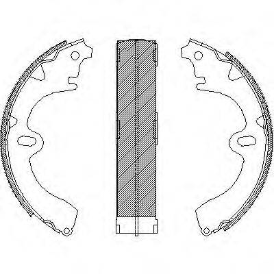 BENDIX BS1490 Комплект гальмівних колодок