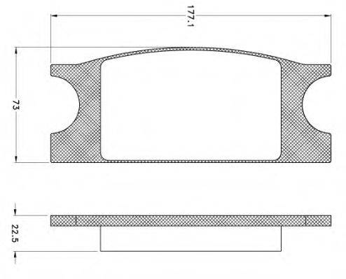 REMPLOY LTD 1002 Комплект гальмівних колодок, дискове гальмо