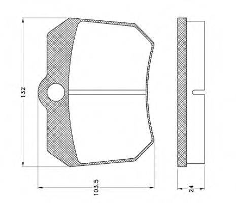 REMPLOY LTD 1005 Комплект гальмівних колодок, дискове гальмо
