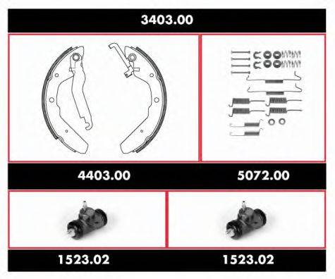 BREMBO H85049 Комплект гальмівних колодок