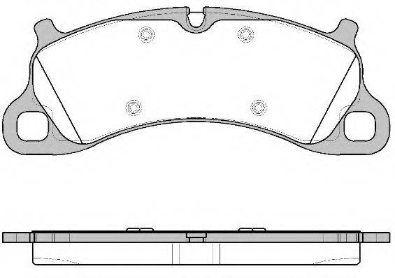 ROADHOUSE 25003 Комплект гальмівних колодок, дискове гальмо