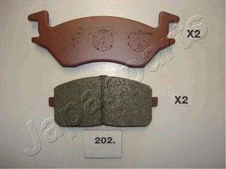 MDR MFP2202 Комплект гальмівних колодок, дискове гальмо