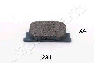 MDR MRP2231 Комплект гальмівних колодок, дискове гальмо