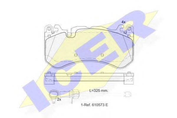 LUCAS ENGINE DRIVE GDB1977 Комплект гальмівних колодок, дискове гальмо