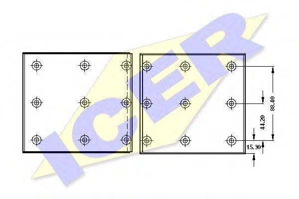 BFMC PD/  5/6/1 Комплект гальмівних черевиків, барабанні гальма