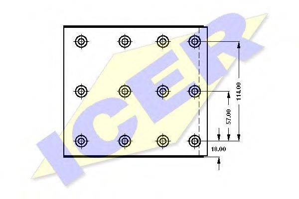 BFMC VL/86/1 Комплект гальмівних черевиків, барабанні гальма