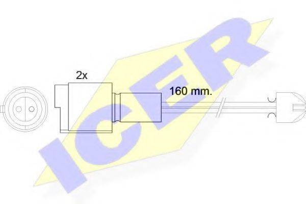 REMSA 01003 Сигналізатор, знос гальмівних колодок