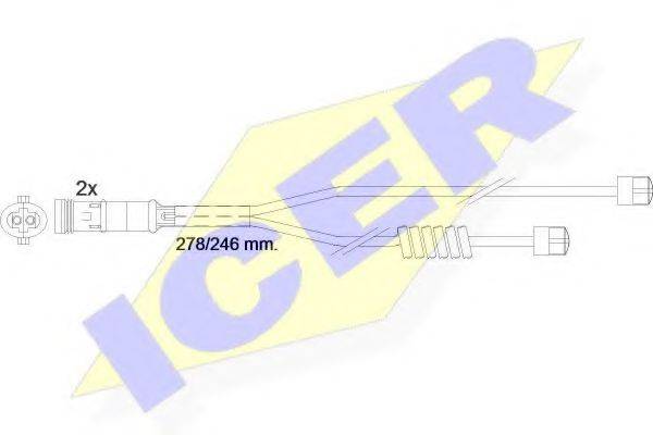 LUCAS ENGINE DRIVE GIC5018 Сигналізатор, знос гальмівних колодок