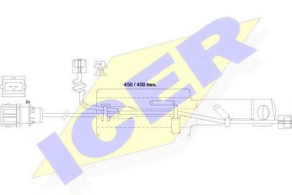 LUCAS ELECTRICAL GIC5019 Сигналізатор, знос гальмівних колодок
