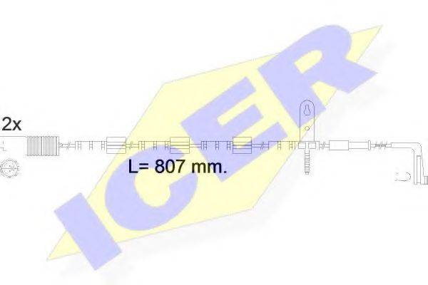 LUCAS DIESEL GIC247 Сигналізатор, знос гальмівних колодок