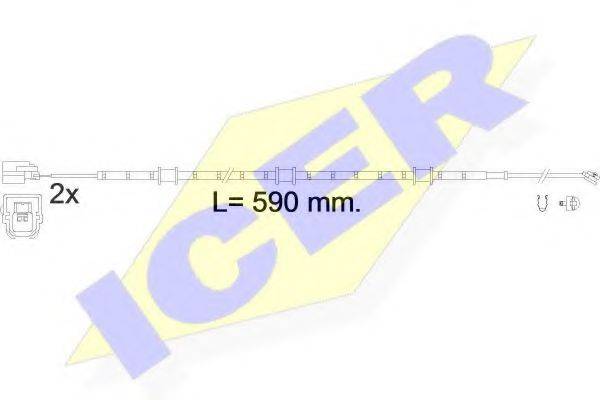 LUCAS ENGINE DRIVE GIC372 Сигналізатор, знос гальмівних колодок