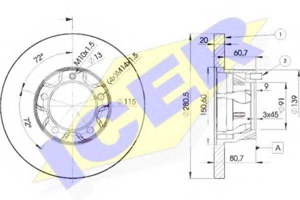 REMSA 543 00 Комплект гальмівних колодок, дискове гальмо