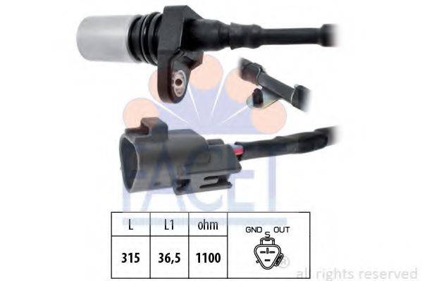 FACET 90502 Датчик імпульсів; Датчик імпульсів, маховик