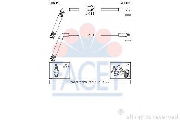 FORD 1 313 549 Комплект дротів запалювання