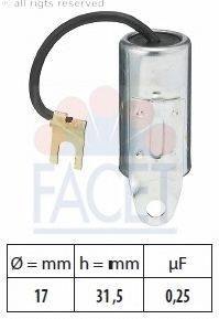 LUCAS ELECTRICAL C  100 Конденсатор, система запалювання