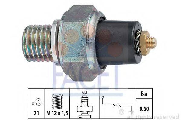 KW 500 020 Датчик тиску масла