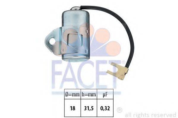 FACET 00594 Конденсатор, система запалювання