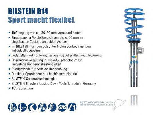 BILSTEIN BIL018285 Комплект ходової частини, пружини / амортизатори