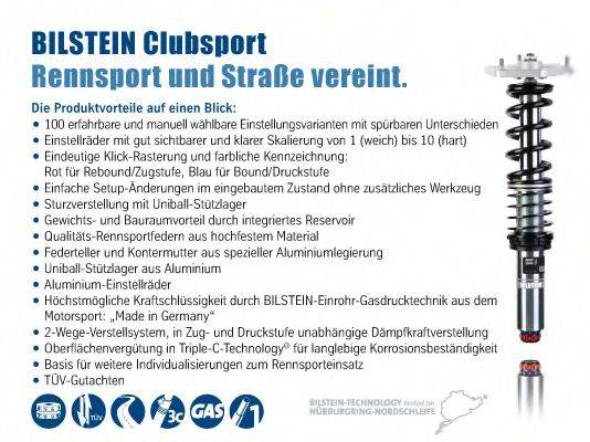 BILSTEIN BIL020124 Комплект ходової частини, пружини / амортизатори